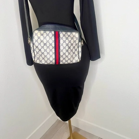 AUTHENTIC GUCCI vintage Ophidia shoulder bag. Circa 1980s - Picture 3 of 8